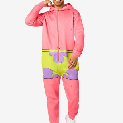 SpongeBob ja Patrick -tähtikuosinen unisex-potkupuku, vaaleanpunainen