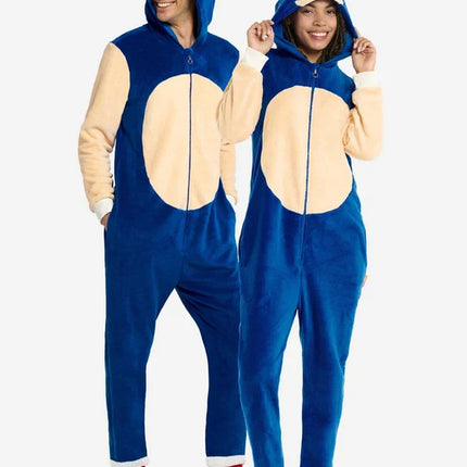Sonic the Hedgehog Onesie Unisex Blauw