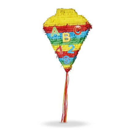 Värillinen piñata-koulu