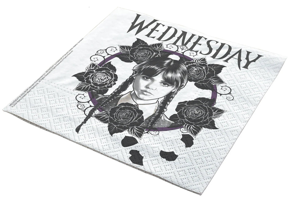 Wednesday-lautasliinat 33 cm, 20 kpl