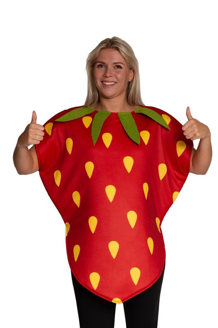 Aardbei Kostuum Rood van Partychimp koop je bij Partywinkel