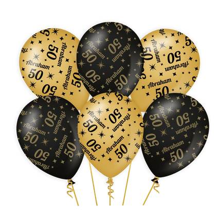 Abraham Ballonnen 30cm 6st van Paper Dreams koop je bij Partywinkel