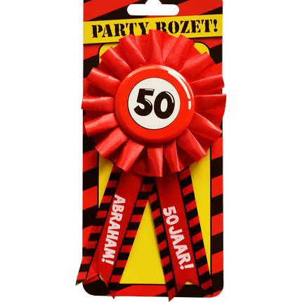 Abraham Rozet 50 Jaar van Paper Dreams koop je bij Partywinkel