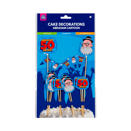 Abraham Taarttopper 30cm van Paper Dreams koop je bij Partywinkel