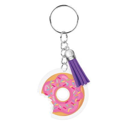 Acryl Sleutelhanger Donut van Paper Dreams koop je bij Partywinkel