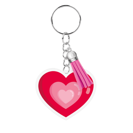 Acryl Sleutelhanger Hartje van Paper Dreams koop je bij Partywinkel