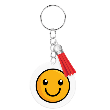 Acryl Sleutelhanger Smiley van Paper Dreams koop je bij Partywinkel