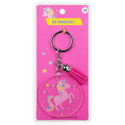 Acryl Sleutelhanger Unicorn van Paper Dreams koop je bij Partywinkel