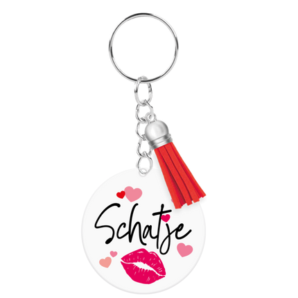 Akryylinen avaimenperä ”Schatje”
