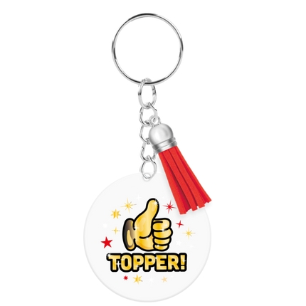 Akryylinen avaimenperä Topper