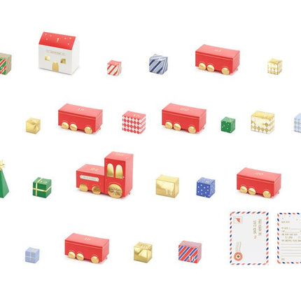 Adventkalender Trein van Partydeco koop je bij Partywinkel