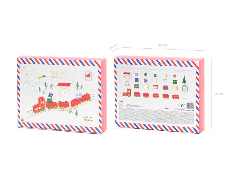 Adventkalender Trein van Partydeco koop je bij Partywinkel