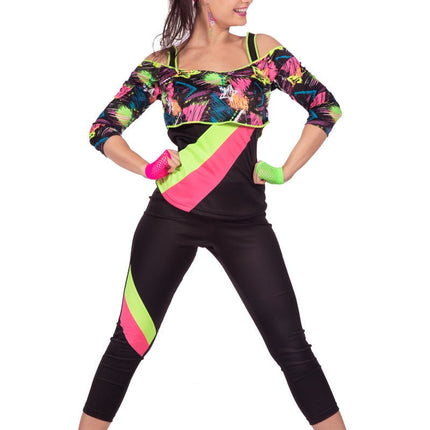 Aerobics Outfit 80S Dames van Wilbers & Wilbers koop je bij Partywinkel