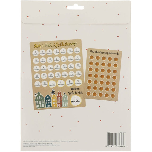 Aftelkalender Welkom Sint En Piet van Folat koop je bij Partywinkel