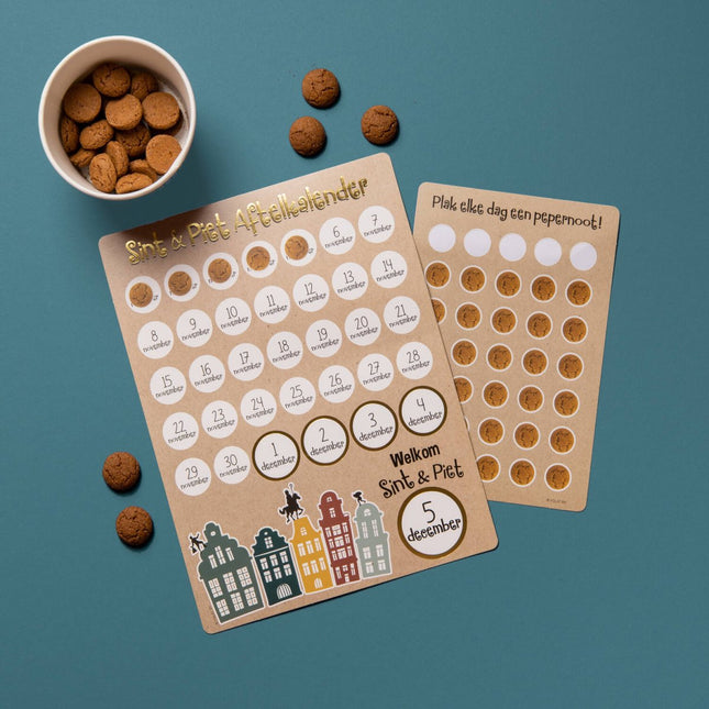 Aftelkalender Welkom Sint En Piet van Folat koop je bij Partywinkel