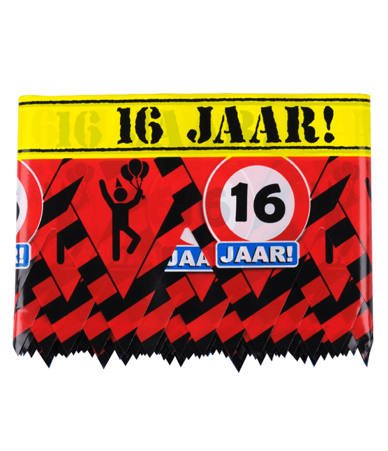 Afzetlint 16 Jaar 12m van Paper Dreams koop je bij Partywinkel