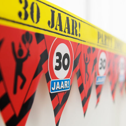 Afzetlint 30 Jaar 12m van Paper Dreams koop je bij Partywinkel