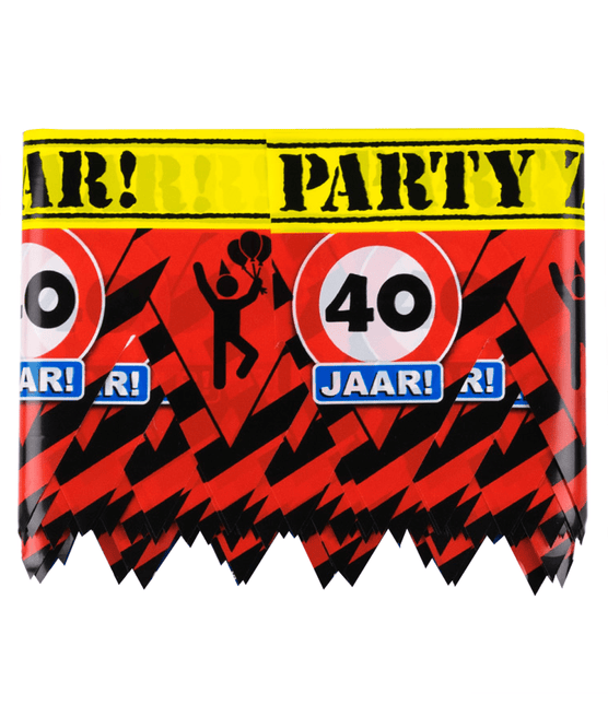 Afzetlint 40 Jaar 12m van Paper Dreams koop je bij Partywinkel
