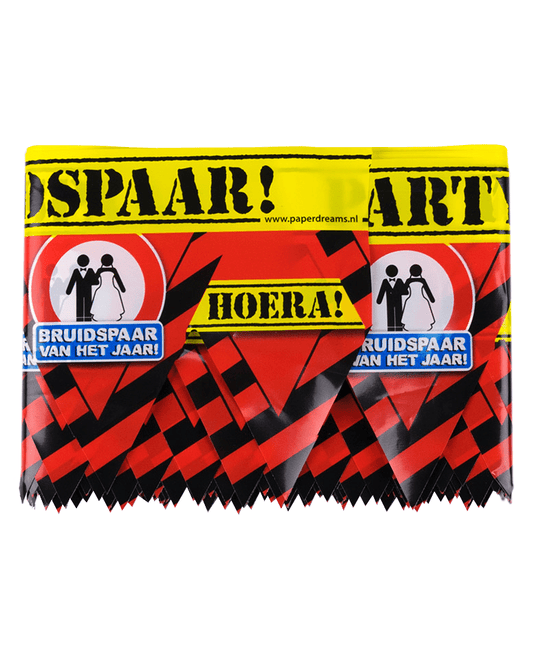 Afzetlint Bruidspaar van het Jaar 12m van Paper Dreams koop je bij Partywinkel