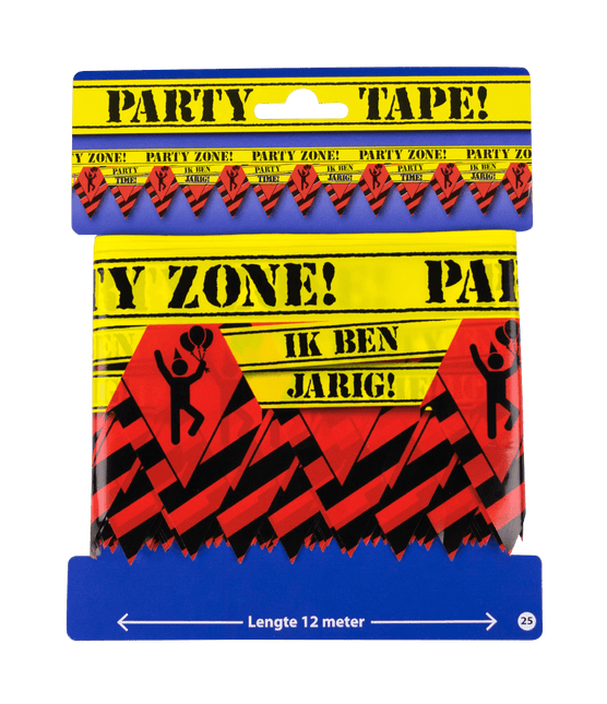 Afzetlint Ik Ben Jarig 12m van Paper Dreams koop je bij Partywinkel