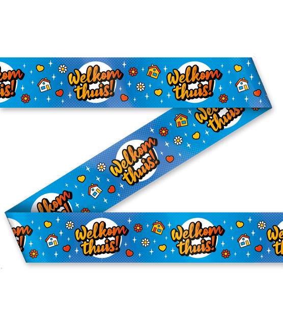 Afzetlint Welkom Thuis 1,2m van Paper Dreams koop je bij Partywinkel