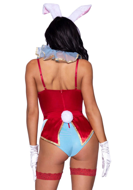 Alice In Wonderland Kostuum Dames Bodysuit Leg Avenue van Leg Avenue koop je bij Partywinkel