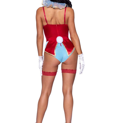 Alice In Wonderland Kostuum Dames Bodysuit Leg Avenue van Leg Avenue koop je bij Partywinkel