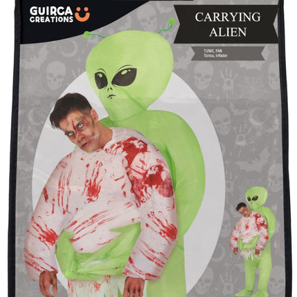 Alien Kostuum Groen Carry On van Fiestas Guirca koop je bij Partywinkel