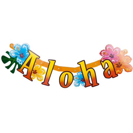 Aloha Letterslinger Hawaii 83cm van Boland koop je bij Partywinkel