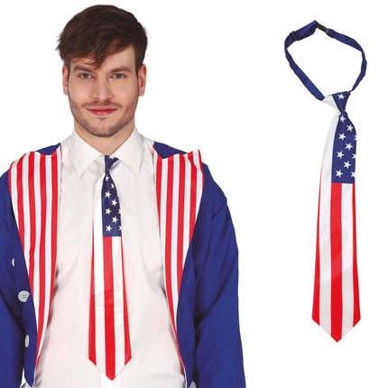 Amerikaanse Stropdas van Fiestas Guirca koop je bij Partywinkel