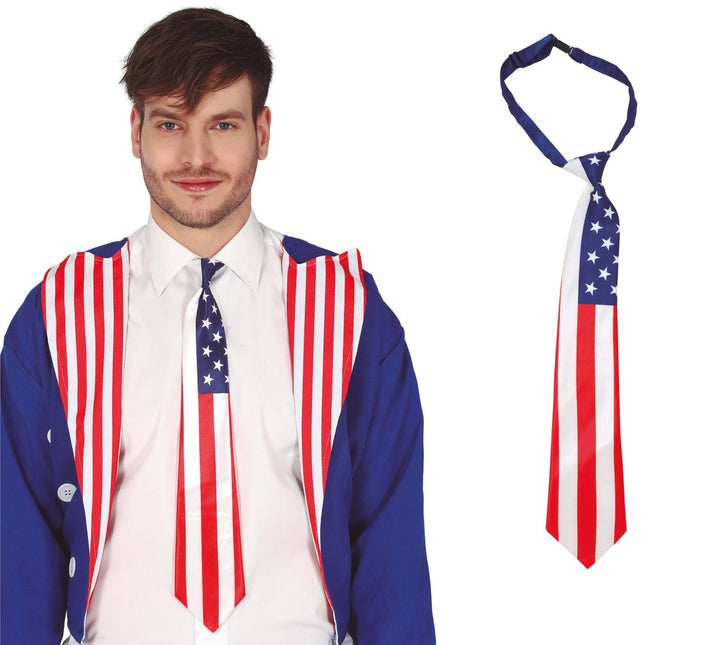 Amerikaanse Stropdas van Fiestas Guirca koop je bij Partywinkel