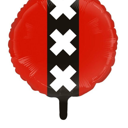 Amsterdam Helium Ballon Leeg 45cm van WeFiesta koop je bij Partywinkel