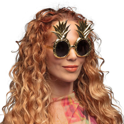 Ananas Bril Goud van Boland koop je bij Partywinkel