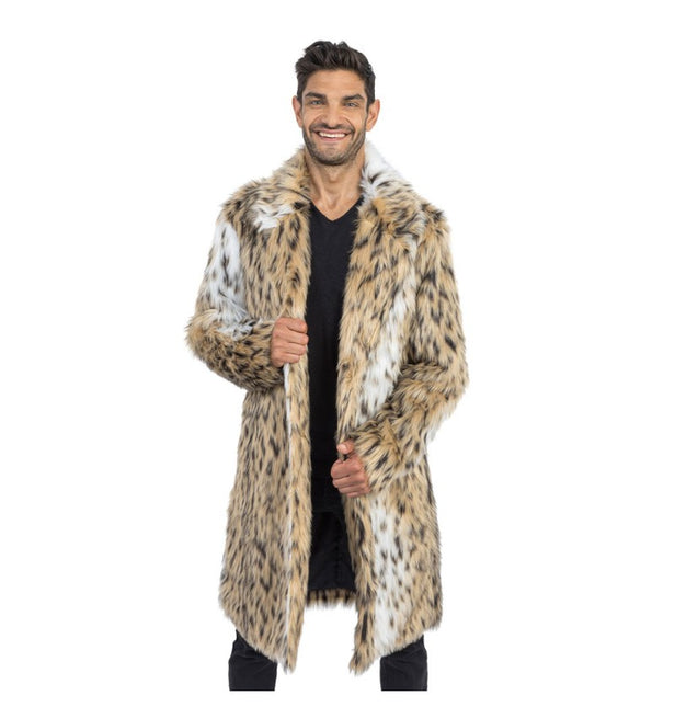 Tekoturkis Pitkä takki - Eläinkuvio - Unisex