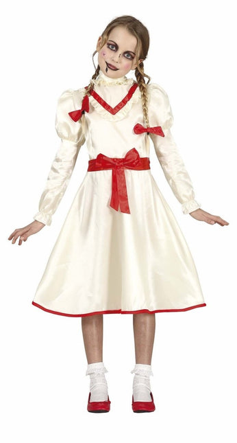 Annabelle Halloween Kostuum Meisje Wit van Fiestas Guirca koop je bij Partywinkel