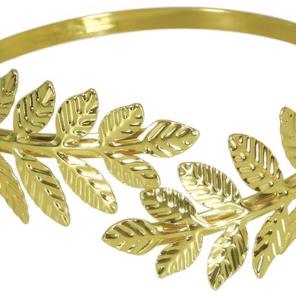 Armband Goud Bladeren van Fiestas Guirca koop je bij Partywinkel