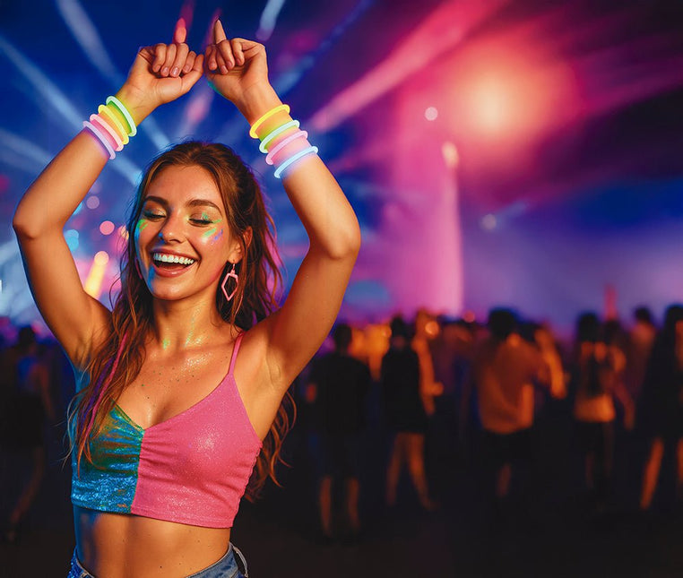 Armbanden Glow In The Dark 15st van Fiestas Guirca koop je bij Partywinkel