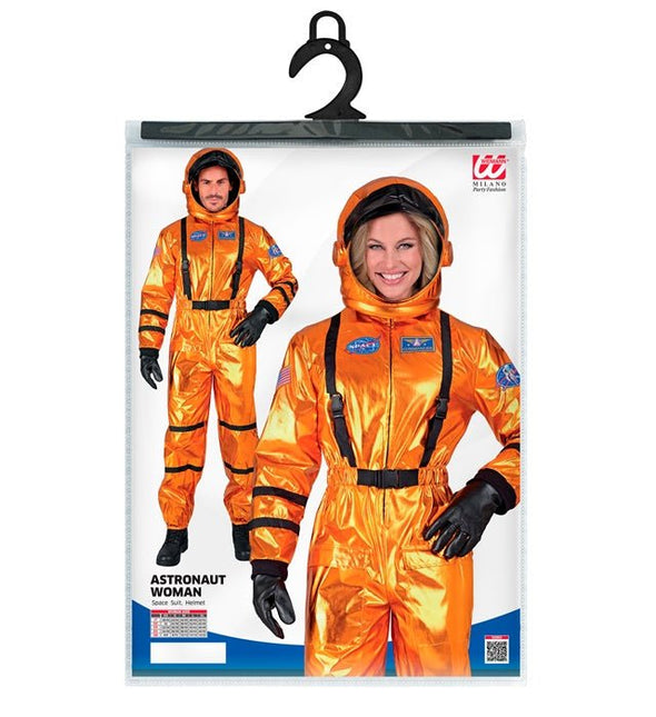 Astronaut Oranje Dames van Widmann koop je bij Partywinkel