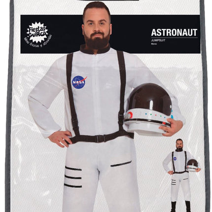 Astronauten Pak Wit Heren Nasa van Fiestas Guirca koop je bij Partywinkel