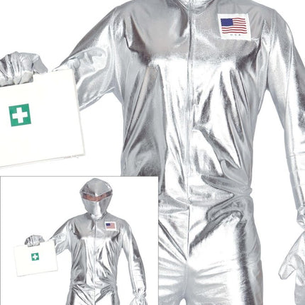 Astronauten Pak Zilver Heren van Fiestas Guirca koop je bij Partywinkel
