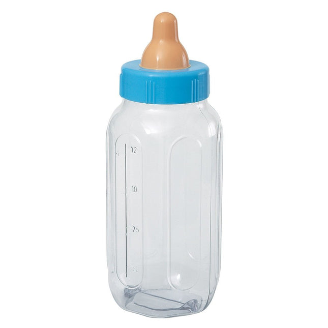 Baby Fles Blauw 28cm van Unique koop je bij Partywinkel