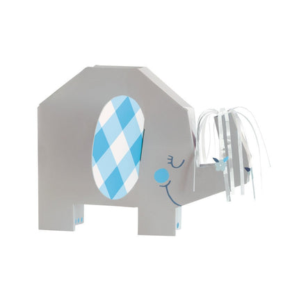 Baby Olifant Tafeldecoratie Blauw 23cm van Unique koop je bij Partywinkel