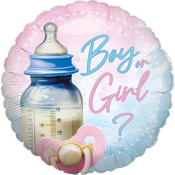 Babyshower Helium Ballon Boy Or Girl Leeg 45cm van VDV Benefit koop je bij Partywinkel