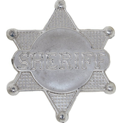Badge Sheriff 5,5cm van Fiestas Guirca koop je bij Partywinkel