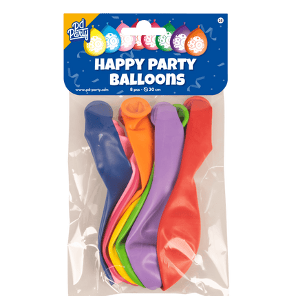 Ballonnen 80 Jaar Hoera 30cm 8st van Paper Dreams koop je bij Partywinkel