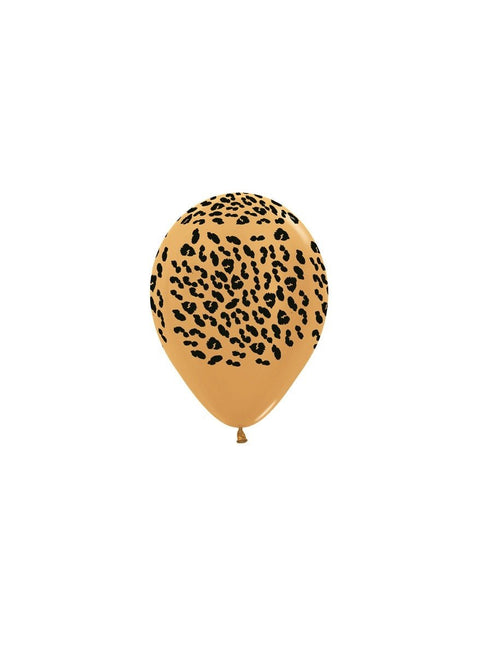 Ballonnen Animal Print Metallic Ink 12cm 50st van Sempertex koop je bij Partywinkel