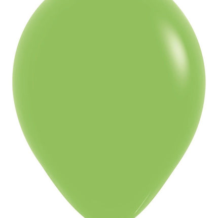 Ballonnen Lime Green 30cm 12st van Sempertex koop je bij Partywinkel
