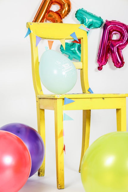 Ballonnen Metallic Gekleurd 48cm 6st van Folat koop je bij Partywinkel