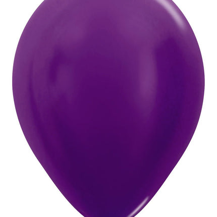 Ballonnen Metallic Violet 30cm 50st van Sempertex koop je bij Partywinkel