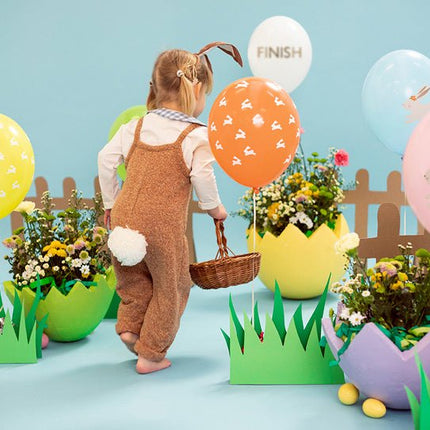 Ballonnen Paaseierentocht 30cm 7st van Partydeco koop je bij Partywinkel